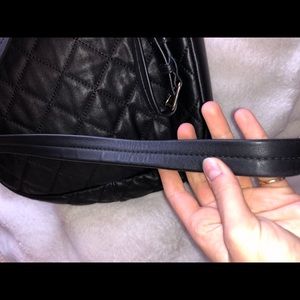 Kate Spade Black quilted back pack!